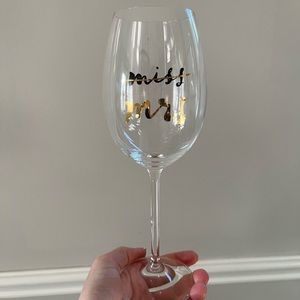 ‘Miss to Mrs’ bride-to-be wine glass